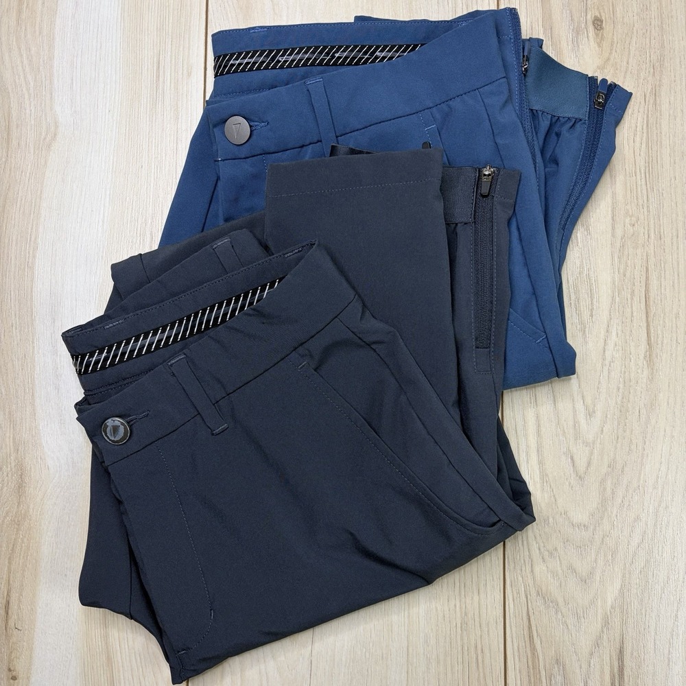 Primo Pants Mens Size 28 Golf Jogger Performance Tapered Ankle Zip Lot Of 2